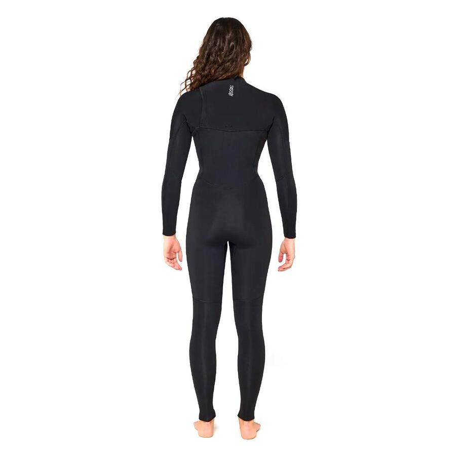[WET SUITS] SEVEN SEAS 4 3 CHEST FULL-Solid Black