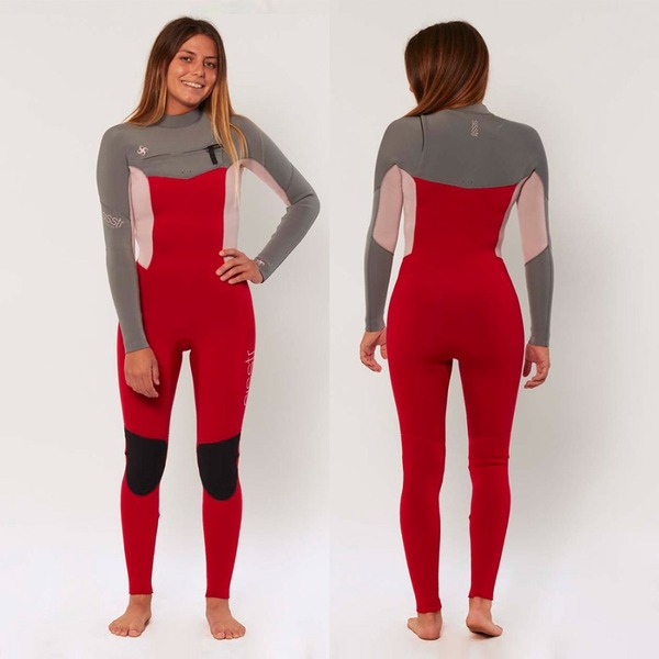 [FULL SUITS] SEVEN SEAS 3 2 CHEST FULL WETSUITS-RED